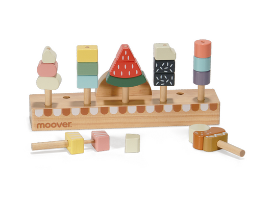Set de Helados de Madera
