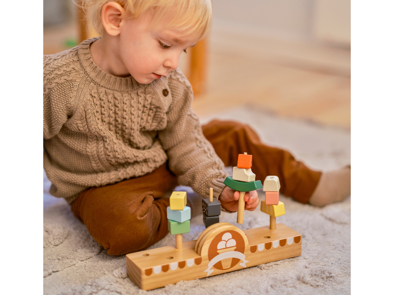 Set de Helados de Madera