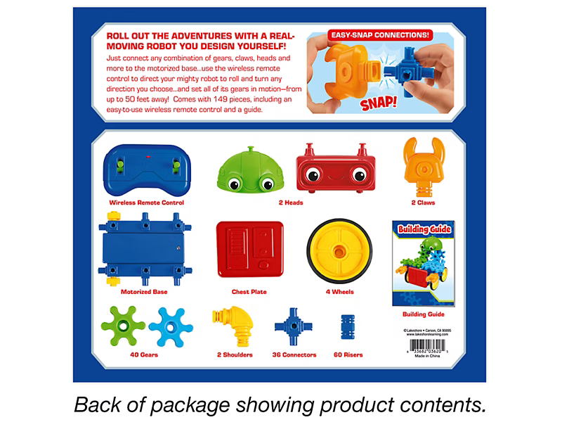 Robot de Engrane a Control Remoto