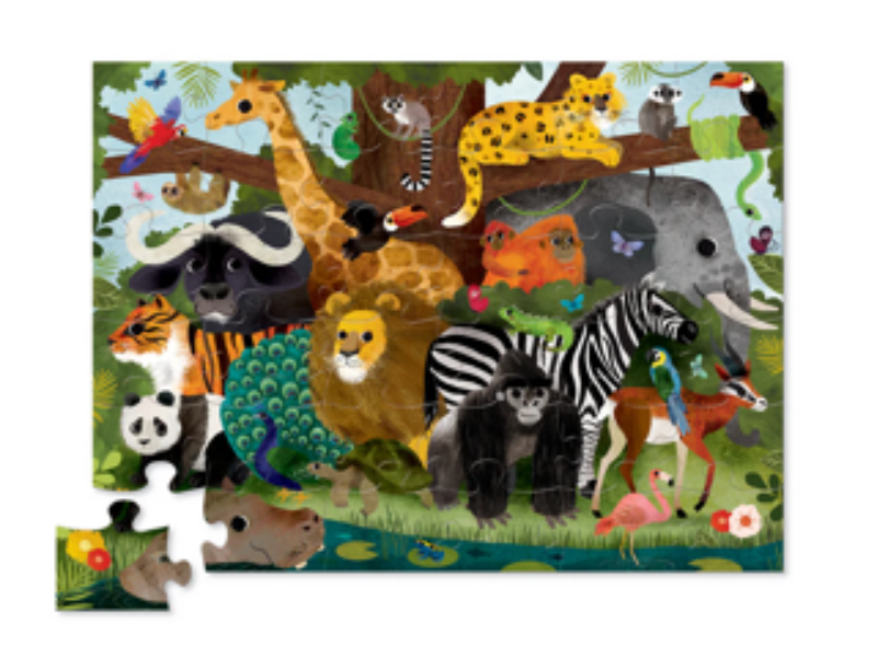 Rompecabezas 36 Piezas - Jungle Friends